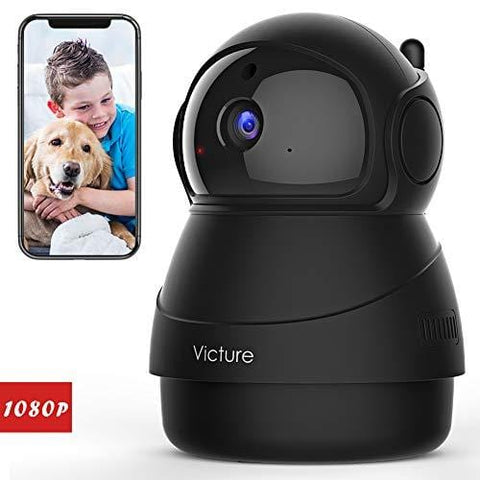 Victure 1080P FHD Pet Camera with WiFi IP Camera Indoor Wireless Security Camera Motion Detection Night Vision Home Surveillance Baby Elder Monitor with 2 Way Audio iOS/Android