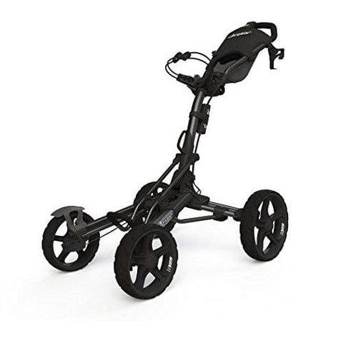 Clicgear Model 8.0 | 4-Wheel Golf Push Cart (Charcoal) [product _type] Clicgear - Ultra Pickleball - The Pickleball Paddle MegaStore
