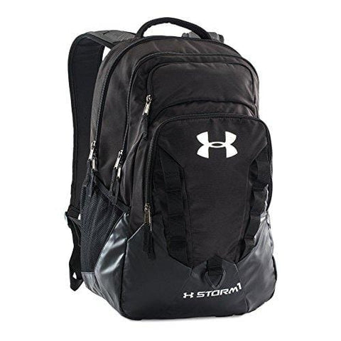 Under Armour Storm Recruit Backpack, Black /Silver, One Size