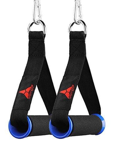 Upgraded Grip Wide Design Resistant Ultra Heavy Duty Handles with Solid ABS Cores, Durable Carabiners, Super Strong Nylon Webbing, and Heavy Gauge Welded D-rings