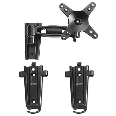 Suptek Aluminium Alloy Lockable RV TV Wall Mount for Most 13-24" LED, LCD, OLED and Flat Screen TVs on Motor Home Camper Truck Trailer, 10.04 inch from The Wall Swivel/Tilt/Extension Arm (MA2790-1)