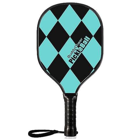 Pickleball Paddle, Blue Pickleball Racket, Premium Wood, Ergonomic Cushion Grip, Pickleball Gifts for Women & Men, Pickle-Ball Equipment