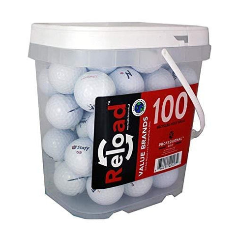 100 Golf Ball Mix - Value Styles - Pack color may vary [product _type] Reload Recycled Golf Balls - Ultra Pickleball - The Pickleball Paddle MegaStore
