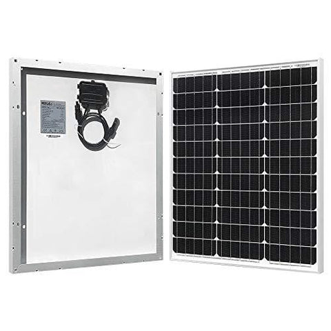 HQST 50 Watt 12 Volt Monocrystalline Solar Panel for RV/Boat/Other Off Grid Applications(50W Compact Design)