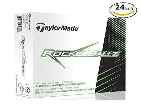 TaylorMade RocketBallz 3-Piece Distance & Control Soft Feel Golf Ball (2 Dozen: 24 balls)