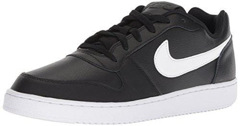 Nike Men's Ebernon Low Basketball Shoe, Black/White, 12 Regular US