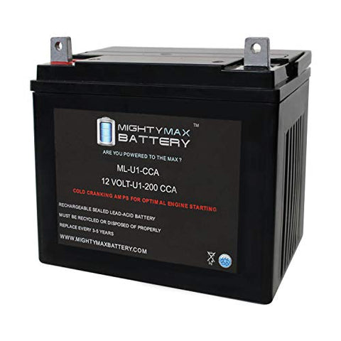 Mighty Max Battery ML-U1 12V 200CCA Battery for Craftsman 25780 Lawn Tractor and Mower Brand Product