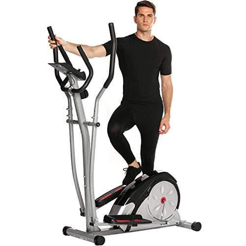 Jaketen Elliptical Exercise Machine Magnetic Smooth Quiet Driven Eliptical Trainer Machine for Home Use (Elliptical-Gray)