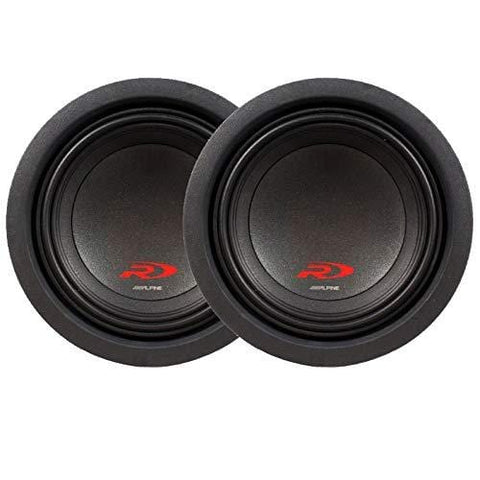 Alpine SWR-8D2 8" Subwoofer Bundle