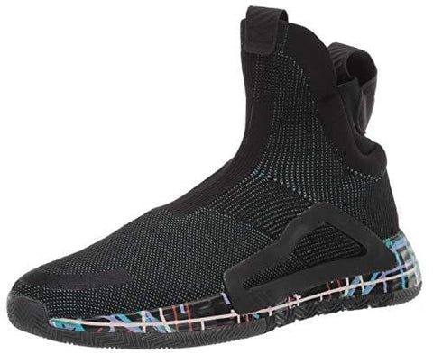 adidas Men's N3XT L3V3L Baseball Shoe Black/True Green/Clear Pink 11 Medium US