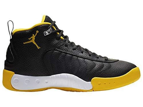 Nike Men's Jordan Jumpman Pro Black/University Gold/White Leather Basketball Shoes 10 M US