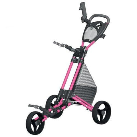 Spin It Golf Products GCPro II Push Golf Cart, Pink