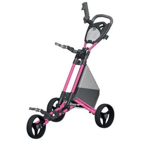Spin It Golf Products GCPro II Push Golf Cart, Pink