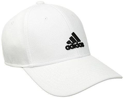 adidas Men's Rucker Stretch Fit Cap, White/Black, Large/X-Large