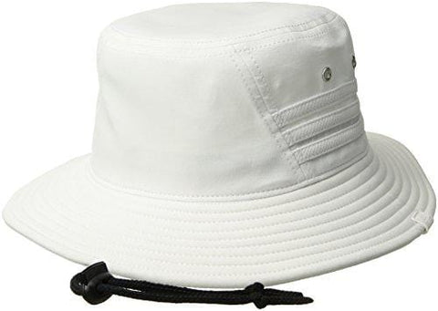 adidas Men's Victory II Bucket Hat, White/Black, One Size [product _type] adidas - Ultra Pickleball - The Pickleball Paddle MegaStore