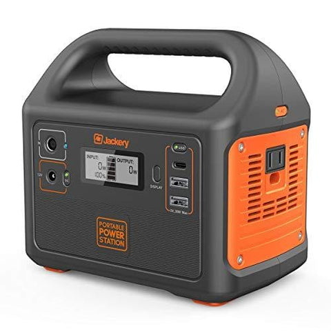 Jackery Portable Power Station Explorer 160, 167Wh Solar Generator Lithium Battery Backup Power Supply with 110V/100W(Peak 150W) AC Outlet for Outdoors Camping Fishing Emergency