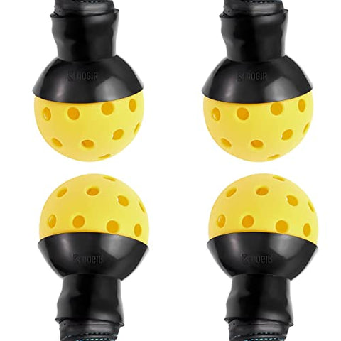 EASYPICK Pickleball Ball Retriever Picker Upper: Fits All Standard Pickleball Paddles, Easy Attaches Pickleball Paddles, The Easy Way Pick Up Pickleball Balls Without Bending Over, Black (1 Pack)