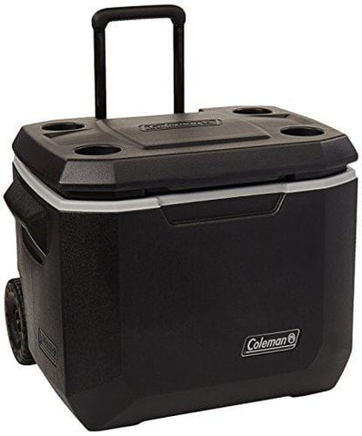 Coleman Wheeled Cooler | Xtreme Cooler Keeps Ice Up to 5 Days | Heavy-Duty 50-Quart Cooler with Wheels for Camping, BBQs, Tailgating & Outdoor Activities