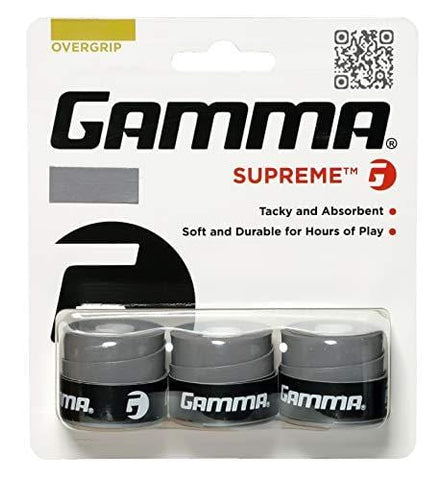 Gamma Supreme Overgrip, Gray [product _type] Gamma Sports - Ultra Pickleball - The Pickleball Paddle MegaStore