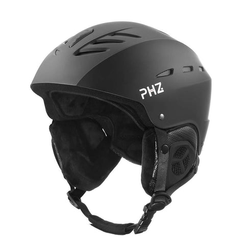 PHZ. Ski Helmet, Snowboard Helmet - Adjustable Venting, Goggles and Audio Compatible, Removable Liner and Ear Pads, Safety-Certified Snow Sports Helmet for Men, Women & Youth
