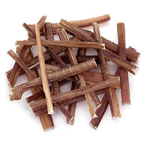 GigaBite 6 Inch Slim Odor-Free Bully Sticks (25 Pack) - USDA & FDA Certified All Natural, Free Range Beef Pizzle Dog Treat - By Best Pet Supplies