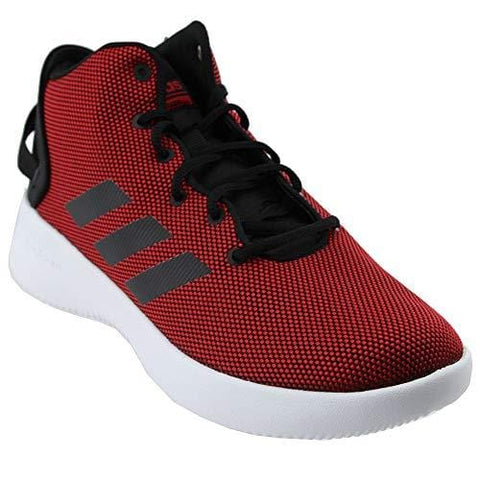 adidas Men's Cf Refresh Mid Basketball Shoe, Scarlet/Black/White, 12.5 Medium US