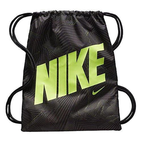 Nike Graphic Gym Sack (One Size, Black (BA5262-017) / Black/Volt)