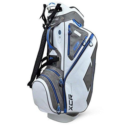 Sun Mountain Xcr Cart Golf Bag, White/Gunmetal/Cobalt