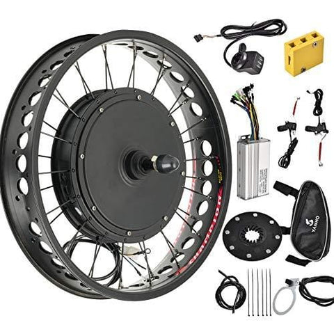 Murtisol Electric E-Bike Motor Kit 20'' Fat Tire Rear Wheel 48V 1000W Bicycle Motor Conversion Kit