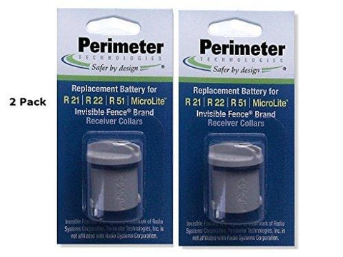 Invisible Fence Collar Battery - Brand Compatible - with Free eOutletDeals Value Bundle (2 Pack)