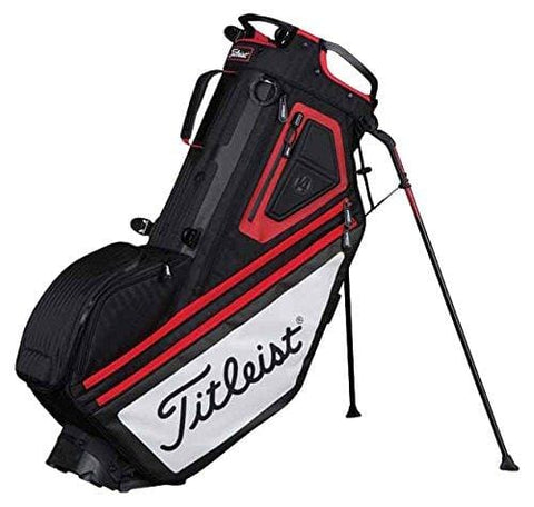 Titleist 2017 Players 14 Stand Bag (One Size, Black/White/Red)