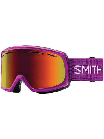 Smith Optics Drift Adult Snowmobile Goggles - Fuchsia/Red Sol-X Mirror/One Size
