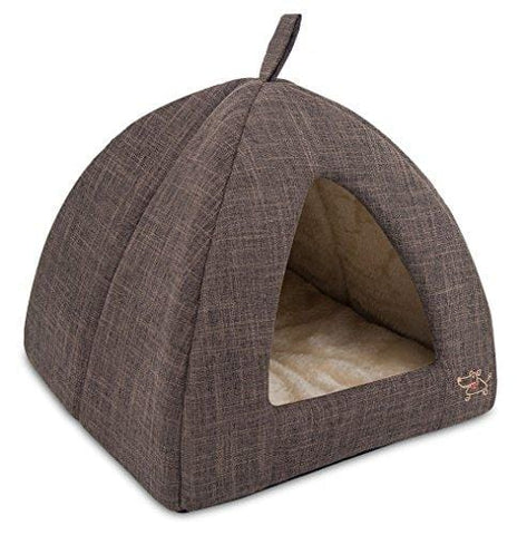 Best Pet SuppliesPet Tent-Soft Bed for Dog and Cat by Best Pet Supplies, X-Large Brown Linen