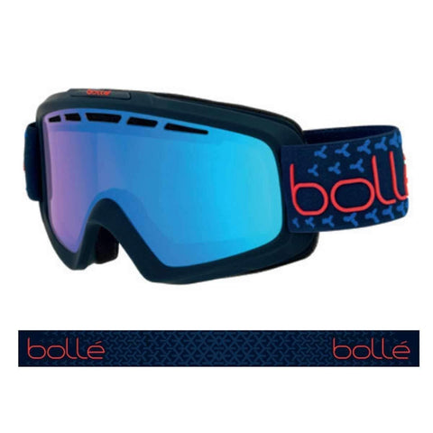 Bolle Nova Ii Photochromic Vermillon Blue, Matte Navy & Red, Medium/Large