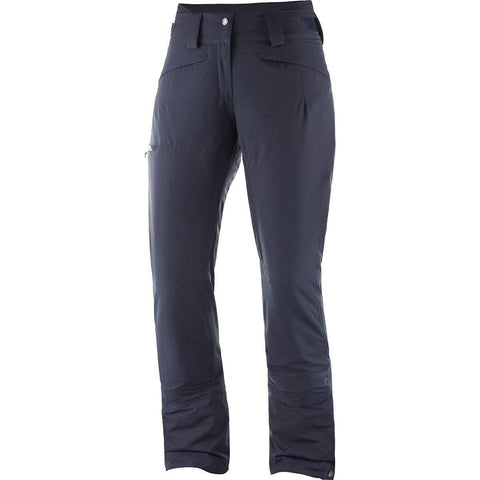 SALOMON Women's Qst Snow Pant W, Night Sky, Medium