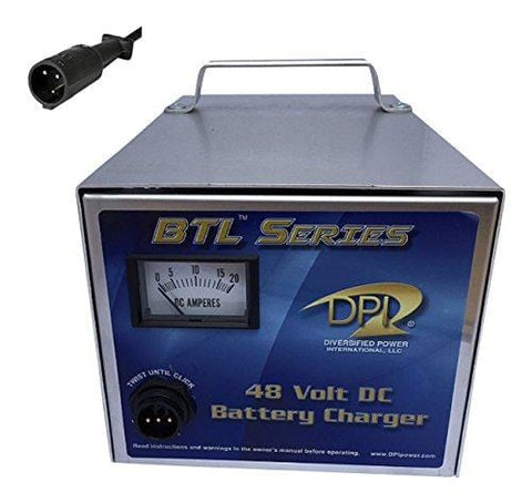 48volt 15amp Golf Cart Power Supply charger with Club car 3-pin round connector