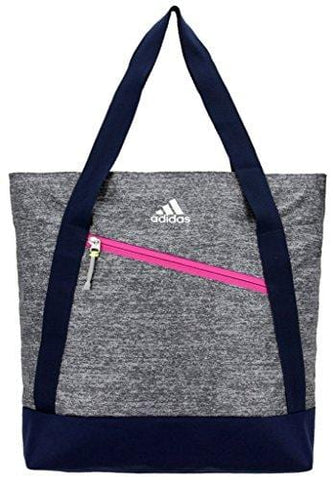 adidas Squad Tote Bag, Onix Jersey/Collegiate Blue/Bahia Magenta/Frozen Yellow, One Size