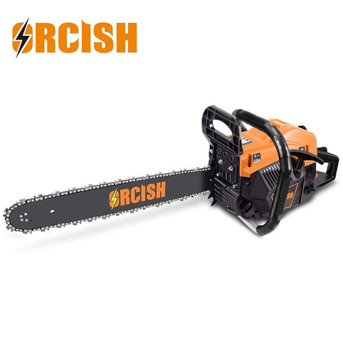 ORCISH 62cc 2-Cycle 20-Inch Gas Powered Carrying Case Chainsaw