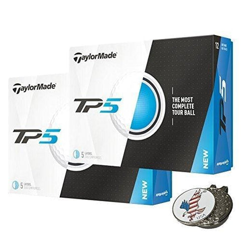 2 Dozen of TaylorMade TP5 White Golf Ball [product _type] TaylorMade - Ultra Pickleball - The Pickleball Paddle MegaStore