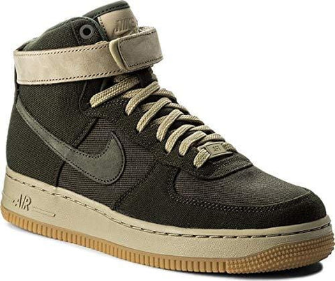 NIKE Women's Air Force 1 Hi UT Basketball Shoes, AJ2775 300 Sequoia/Sequoia-Neutral Olive (8 B(M) US)