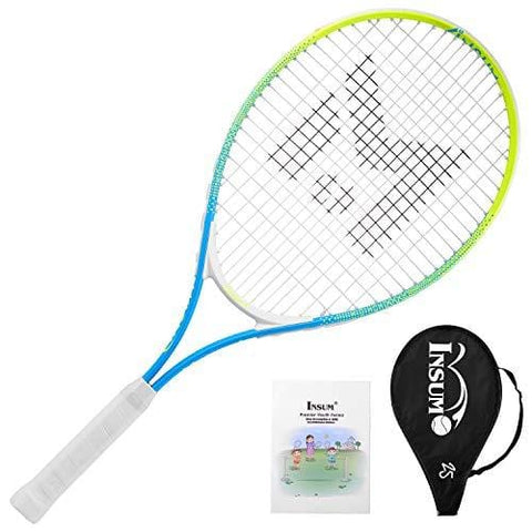 insum Junior Tennis Racquet 25" Beginner Kids Starter (Ages 9-10) with Shoulder Strap Cover Bag
