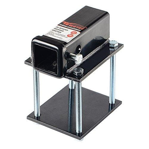 Towever 83801 RV Bumper Hitch Receiver 2" Adapter for 4" - 4.5" Travel Trailer Rear Bumper