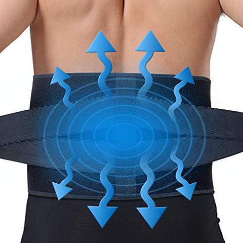 Ice Pack for Lower Back Pain Relief - Hot Cold Back Brace - for Lumbar, Waist, Abdomen, Hip Back Injuries - Relieve Sciatica, Coccyx, Scoliosis Herniated Disc - Back Support Belt for Men Women ARRIS