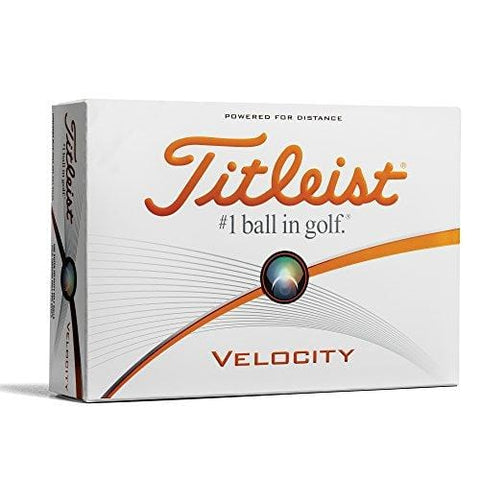 Titleist Velocity Prior Generation Golf Balls, White, Standard Digit Numbers (One Dozen)