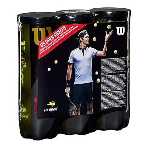 Wilson Sporting Goods US Open Promo Regular Duty Tennis 3 Ball Can (3 Pack)