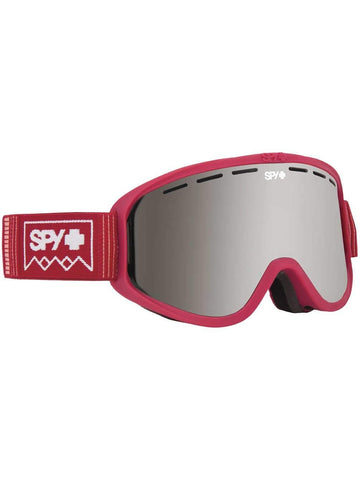 Spy Optic Woot Snow Goggles | Small Medium Sized Ski, Snowboard or Snowmobile Goggle | Clean Design and All Day Comfort | Scoop Vent Tech | Deep Winter Blush