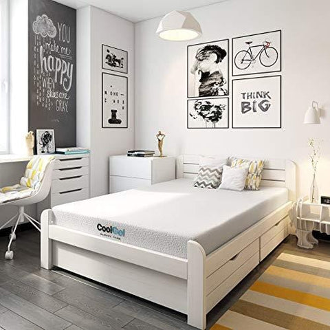 Classic Brands Cool Gel Ventilated Gel Memory Foam 8-Inch Mattress, Short Queen