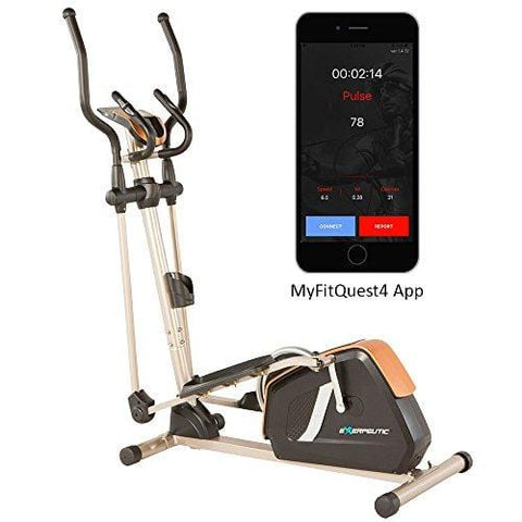 Exerpeutic Gold 2000XLST Bluetooth Smart Technology Elliptical Trainer with 21 Workout Programs