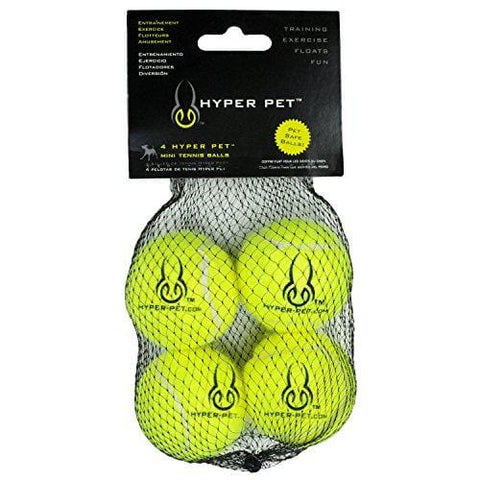 Hyper Pet Mini Tennis Balls (4 Pack) [product _type] Hyper Pet - Ultra Pickleball - The Pickleball Paddle MegaStore