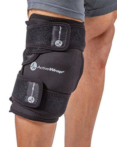 Ice / Heat Therapy Wrap For Left / Right Knees - Large / Xtra Large - Great For Knee Sprains, Strains, Tendonitis, Arthritis, And Swelling, - Hot / Cold Gel Packs Included
